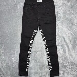 DNA Premium Wear Men's Jeans Sz 32 Old English Letters